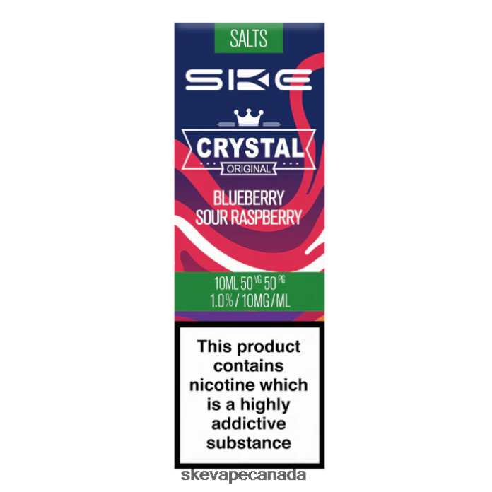 SKE Crystal Nic Salt - 10ml Blueberry Sour Raspberry - SKE Vape Ottawa V6N2J113