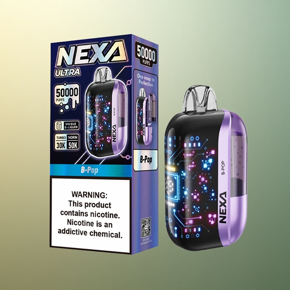 NEXA Ultra 50000 Puffs B-Pop 20ml 5% Nicotine 800mAh