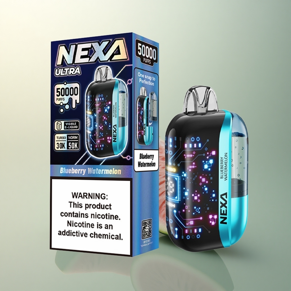 NEXA Ultra 50000 Puffs Blueberry Watermelon 20ml 5% Nicotine 800mAh