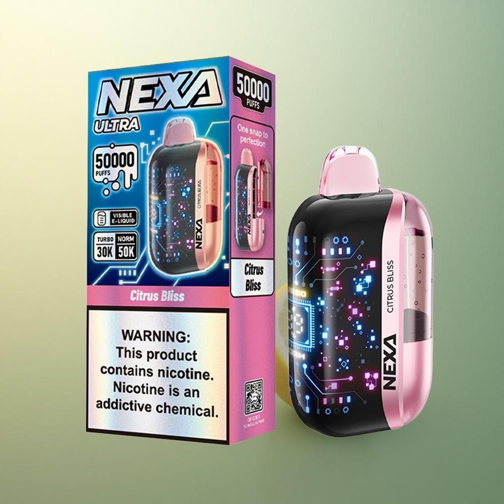 NEXA Ultra 50000 Puffs Citrus Bliss 20ml 5% Nicotine 800mAh