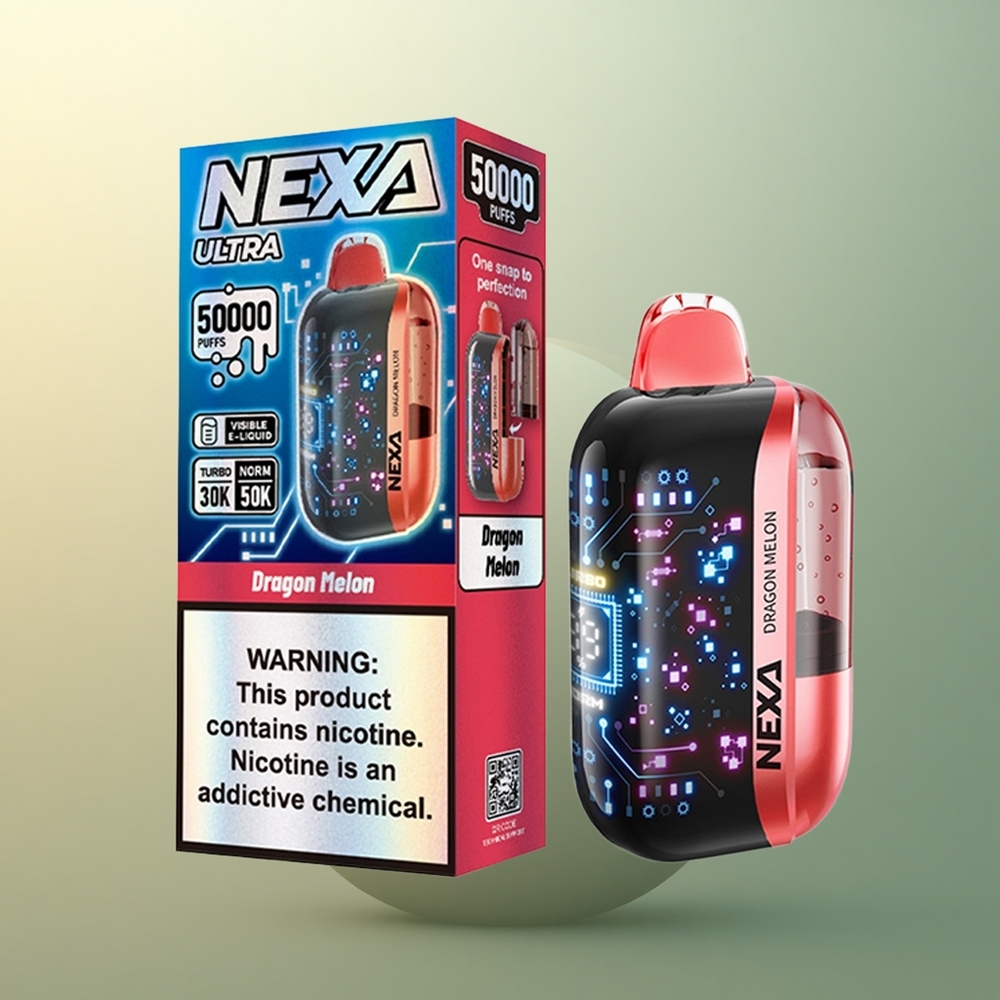 NEXA Ultra 50000 Puffs Dragon Melon 20ml 5% Nicotine 800mAh