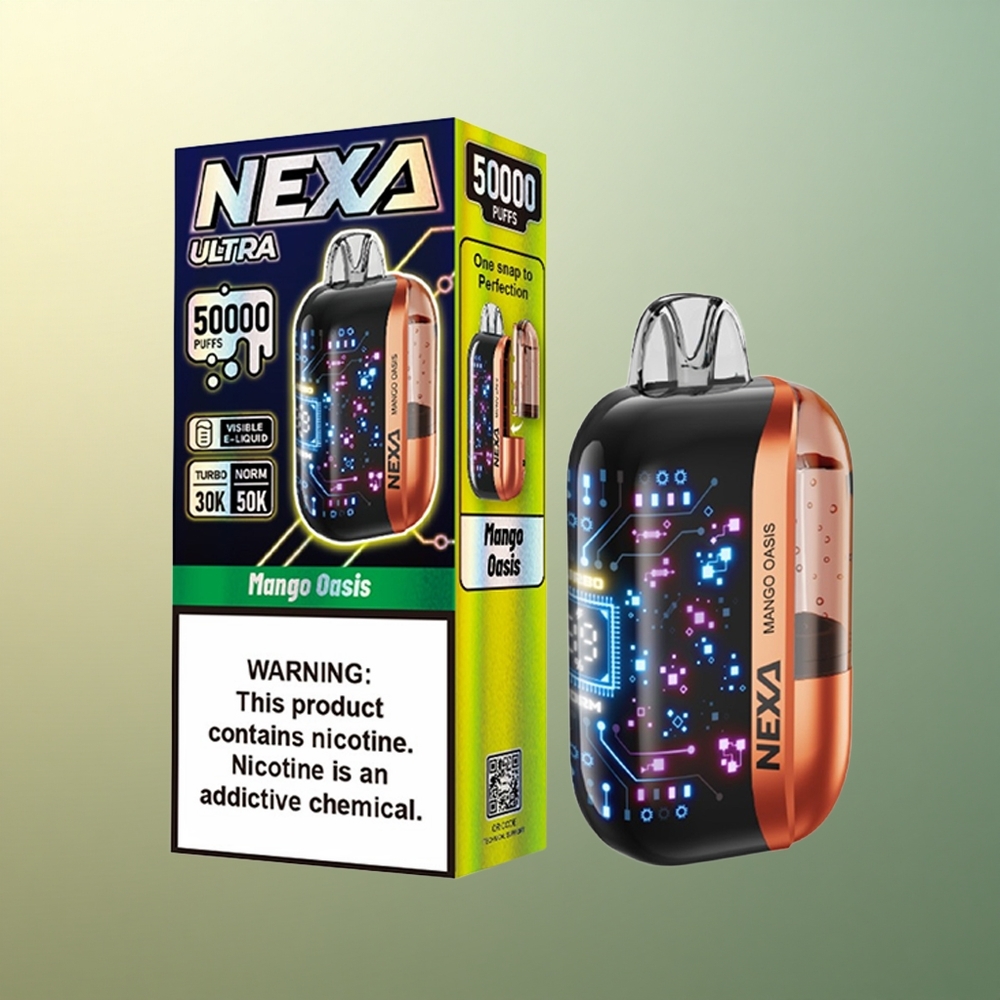 NEXA Ultra 50000 Puffs Mango Oasis 20ml 5% Nicotine 800mAh