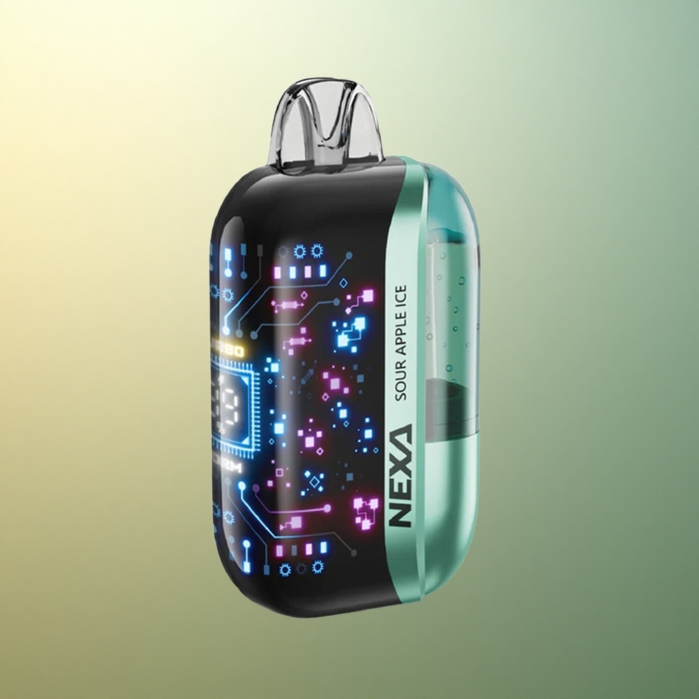 NEXA Ultra 50000 Puffs Sour Apple Ice 20ml 5% Nicotine 800mAh