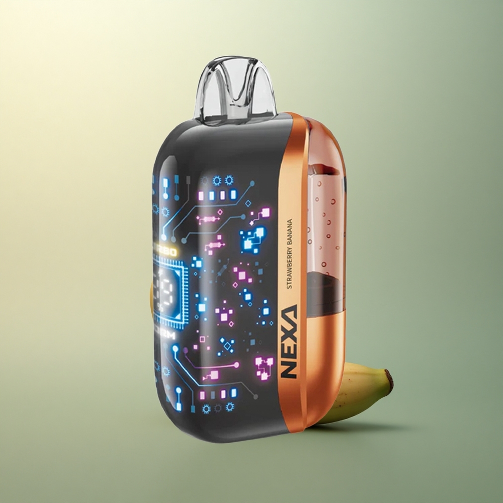 NEXA Ultra 50000 Puffs Strawberry Banana 20ml 5% Nicotine 800mAh
