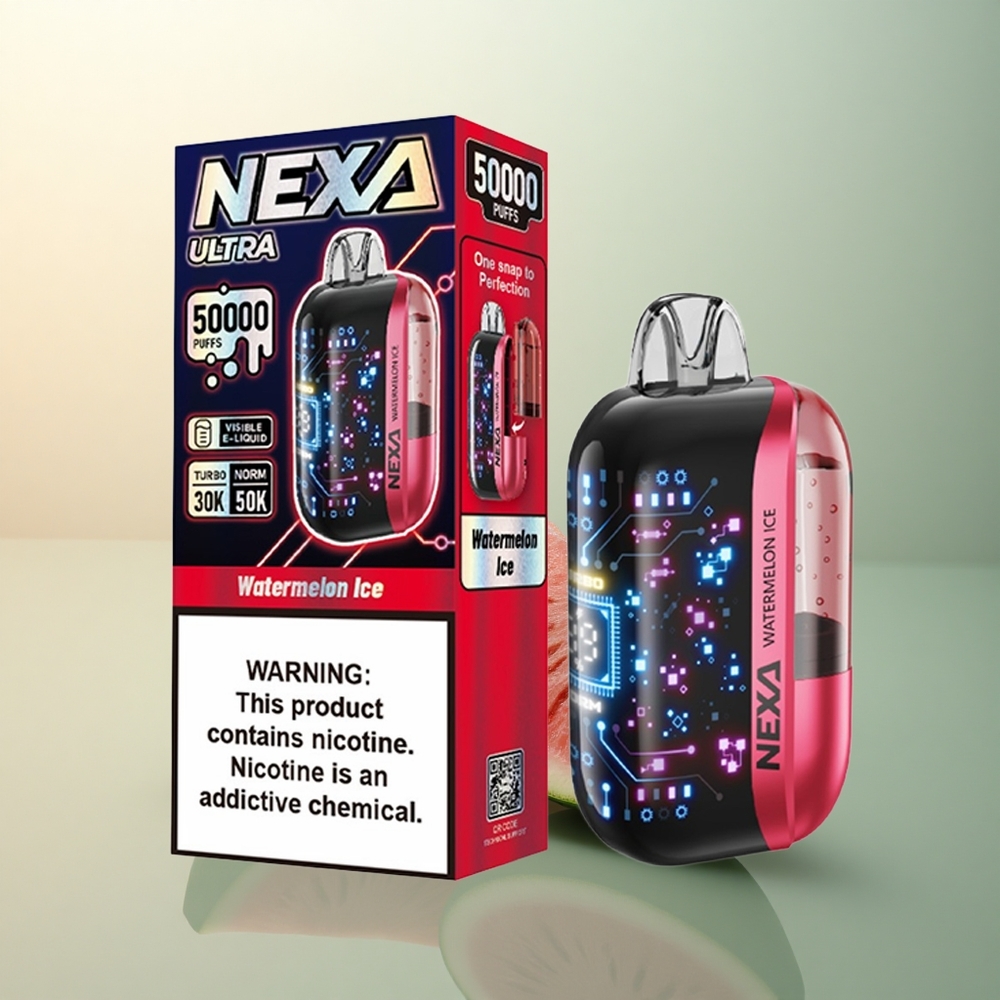 NEXA Ultra 50000 Puffs Watermelon Ice 20ml 5% Nicotine 800mAh