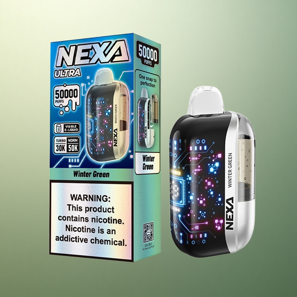 NEXA Ultra 50000 Puffs Winter Green 20ml 800mAh 5% Nicotine