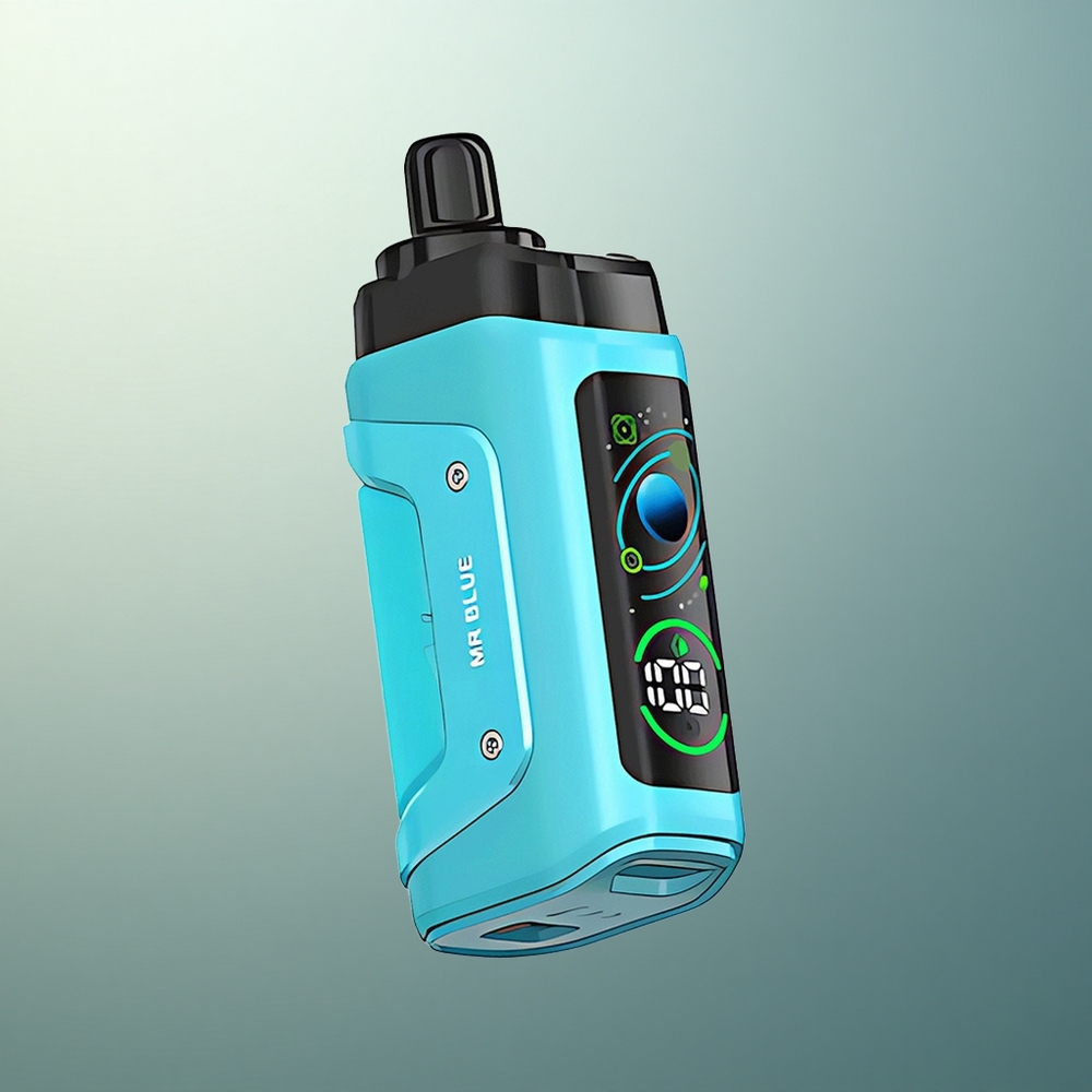 Razz Bar 45000 Puffs Mr Blue Mesh Airflow 650mAh