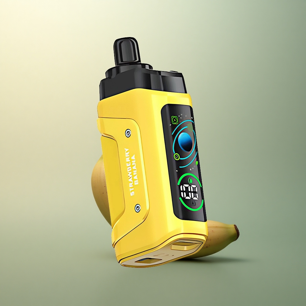 Razz Bar 45000 Puffs Strawberry Banana Mesh 650mAh Type-C