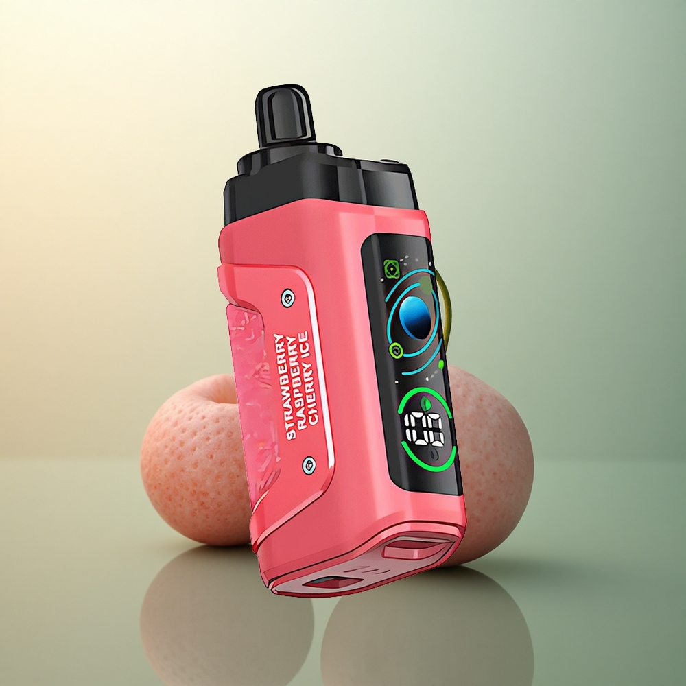 Razz Bar 45000 Puffs Strawberry Cherry Ice 650mAh Mesh