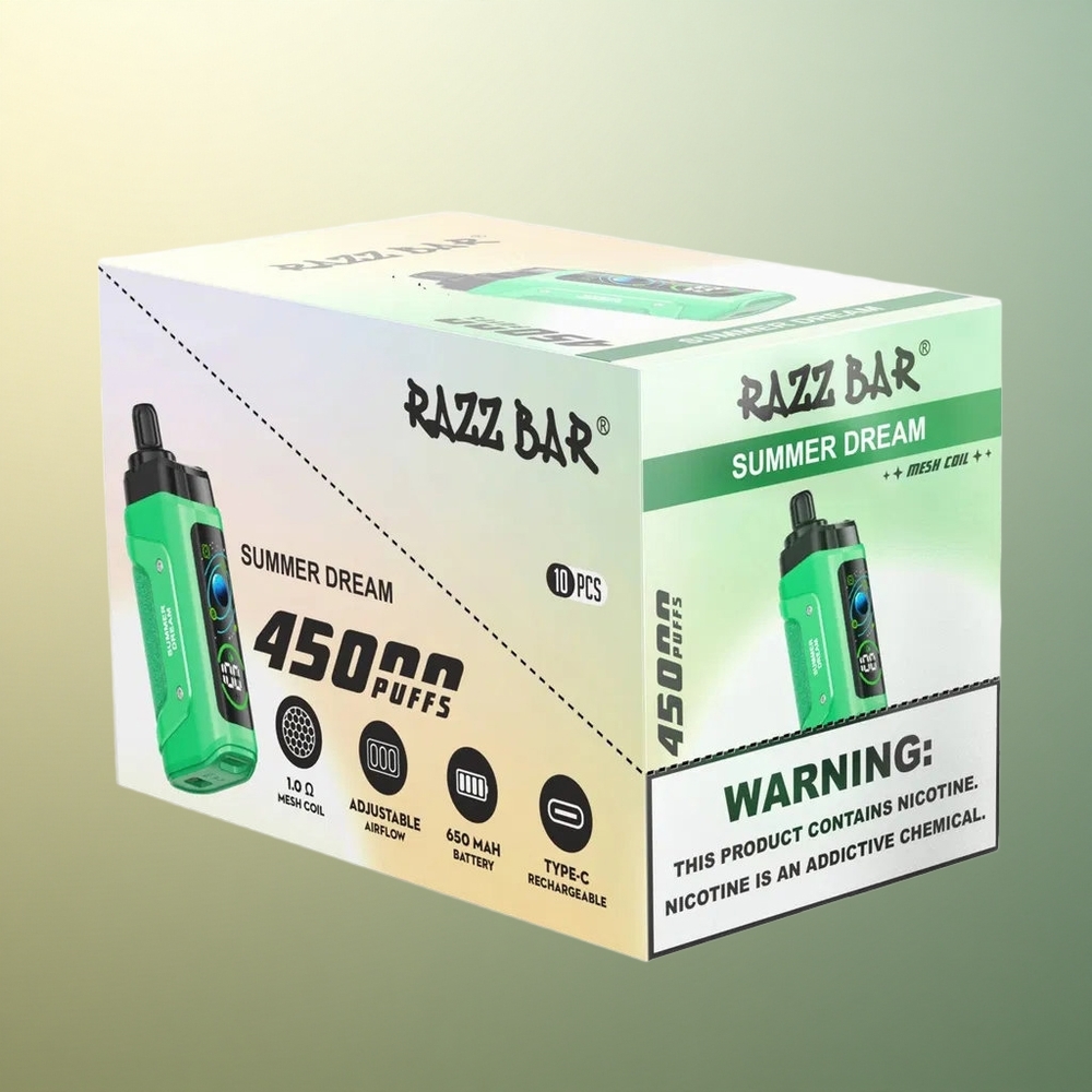 Razz Bar 45000 Puffs Summer Dream Mesh Airflow 650mAh