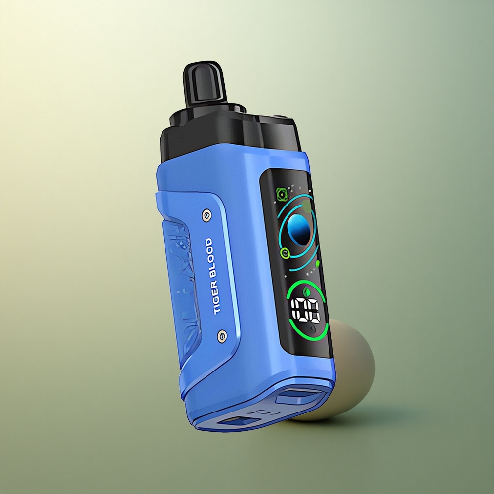 Razz Bar 45000 Puffs Tiger Blood Mesh Coil Type-C Rechargeable Vape