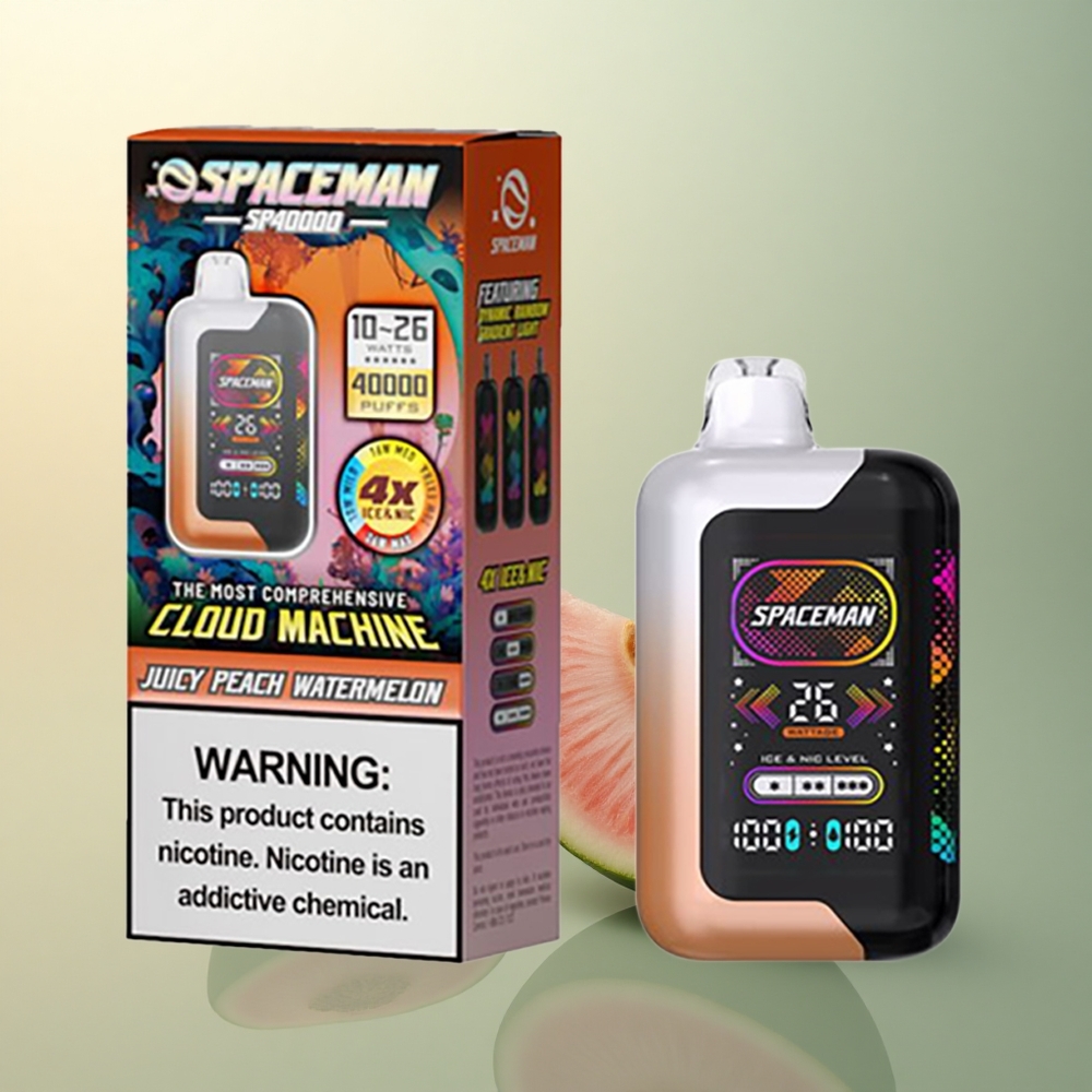 SMOK SPACEMAN SP40000 Puffs Juicy Peach Watermelon 20ml 1000mAh