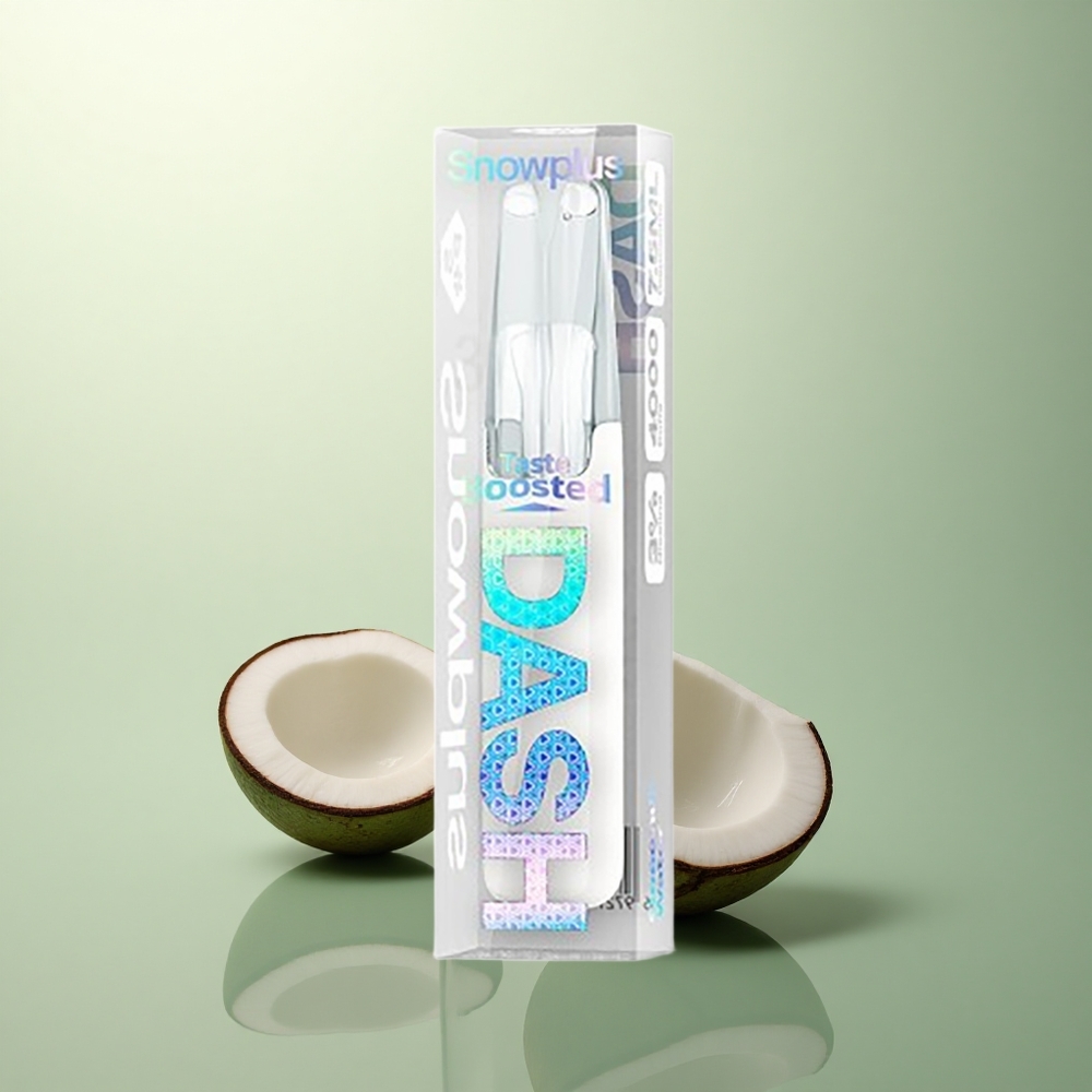 Snowplus Dash 4000 Puffs Coconut Water Ceramic 530mAh 5% Nicotine