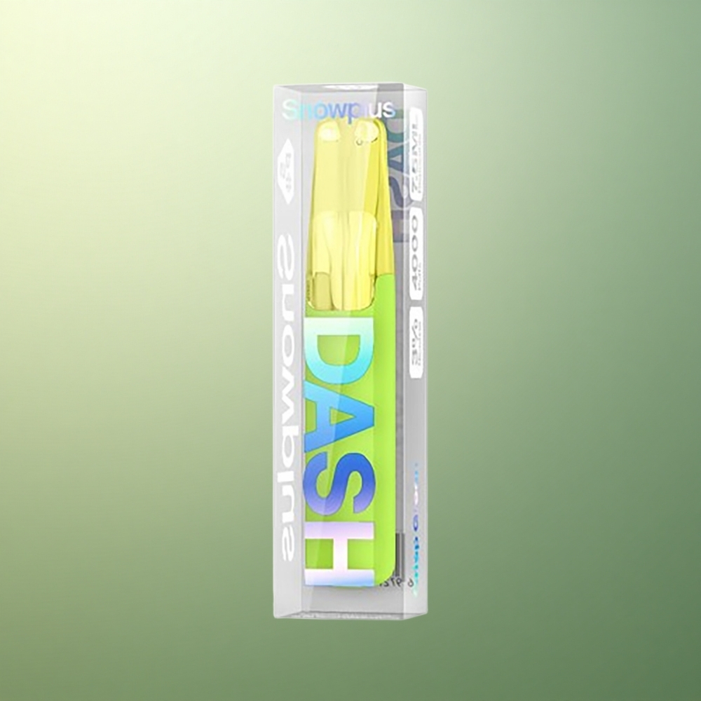 Snowplus Dash 4000 Puffs Crisp Green Ceramic 530mAh 5% Nicotine