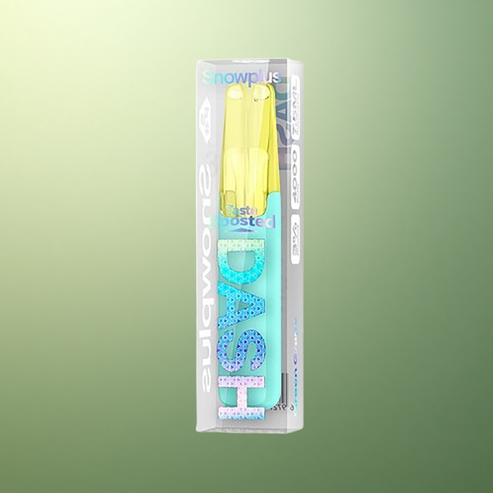 Snowplus Dash 4000 Puffs Green Grape Ceramic 530mAh 5% Nicotine