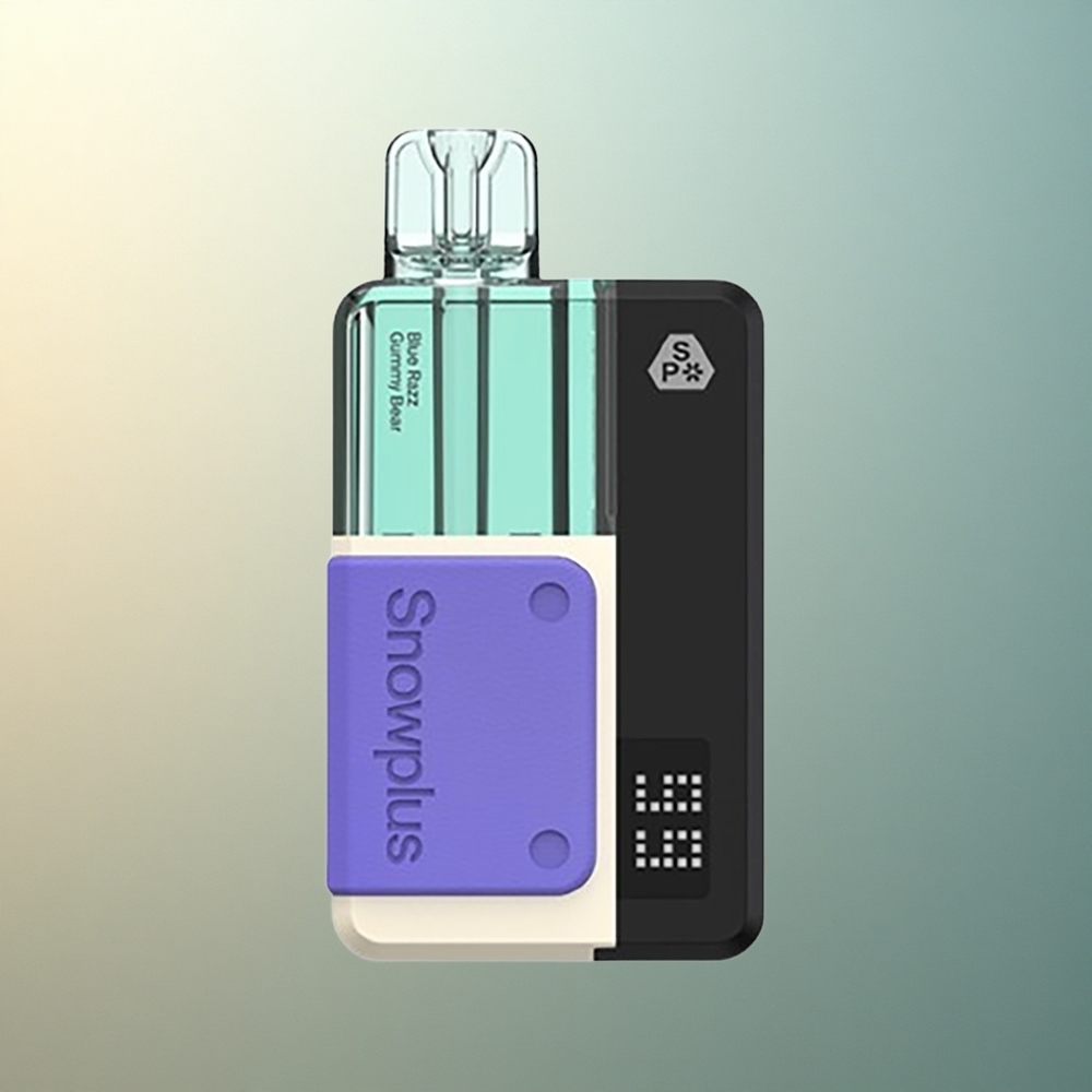 Snowplus Swift 5000 Puffs Blue Razz Gummy Bear Dual Mesh 1000 mAh 2% Nicotine