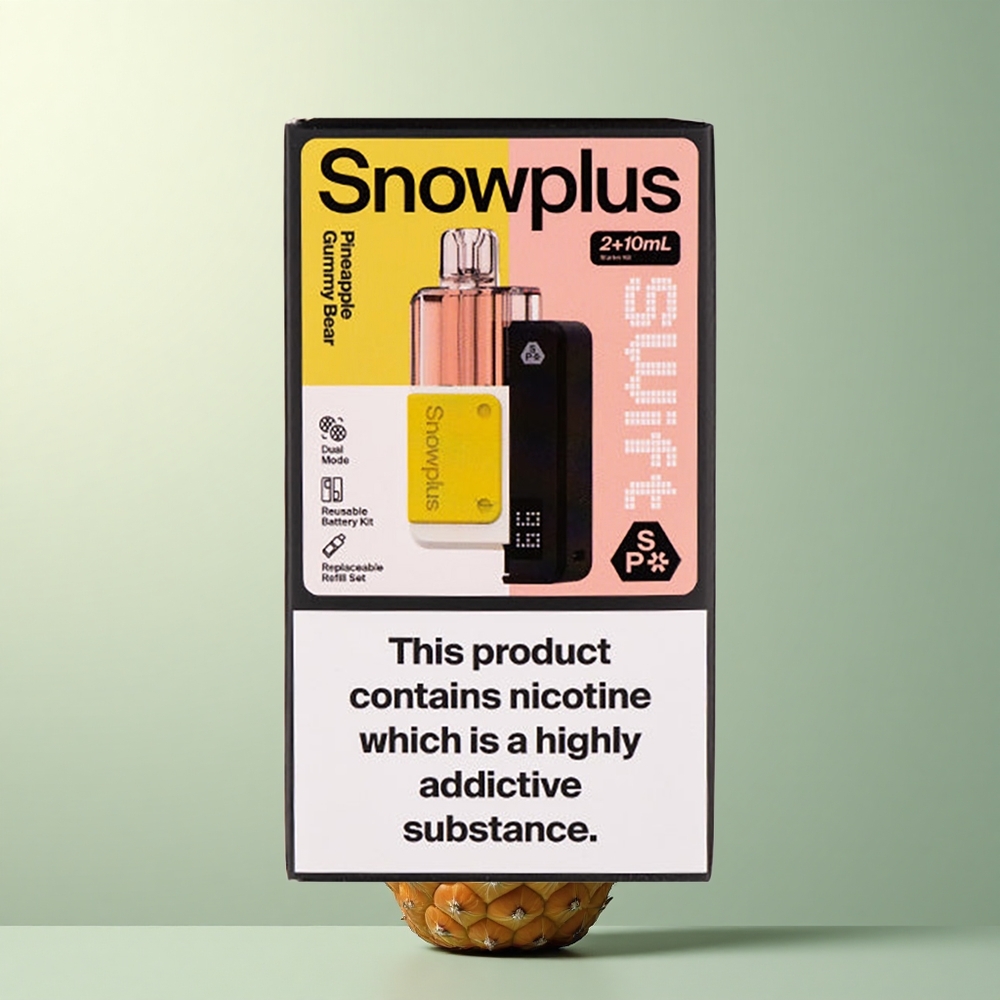 Snowplus Swift 5000 Puffs Pineapple Gummy Bear Dual Mesh 1000 mAh 2% Nicotine