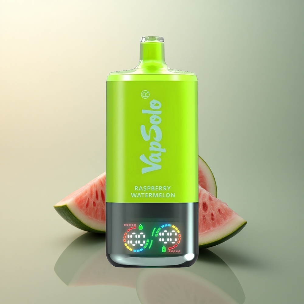 Vapsolo Triple 30000 Puffs Raspberry Watermelon Triple Tank 40ml Nicotine
