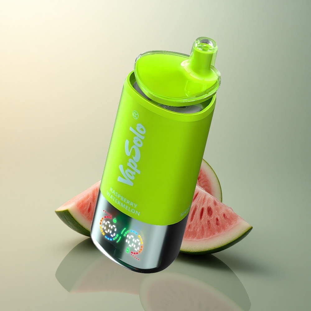 Vapsolo Triple 30000 Puffs Raspberry Watermelon Triple Tank 40ml Nicotine