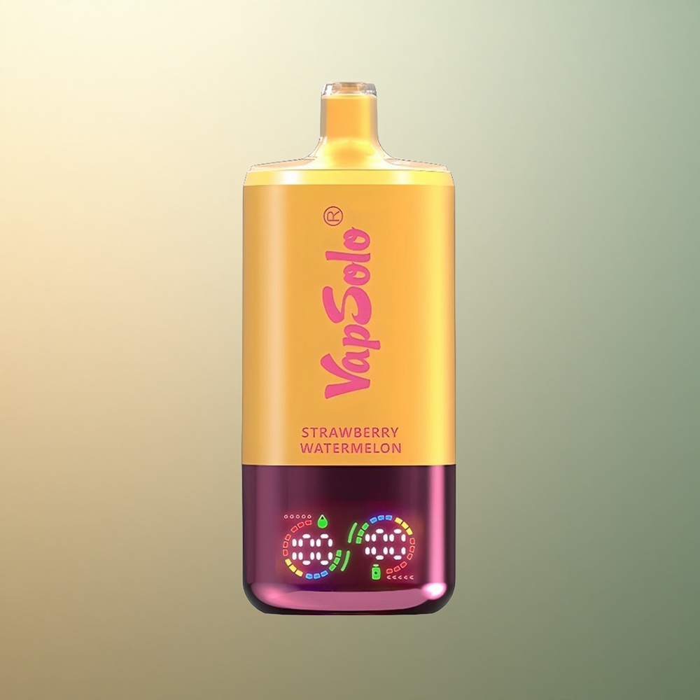 Vapsolo Triple 30000 Puffs Strawberry Watermelon & Lemon Peach Type-C 40ml Nicotine