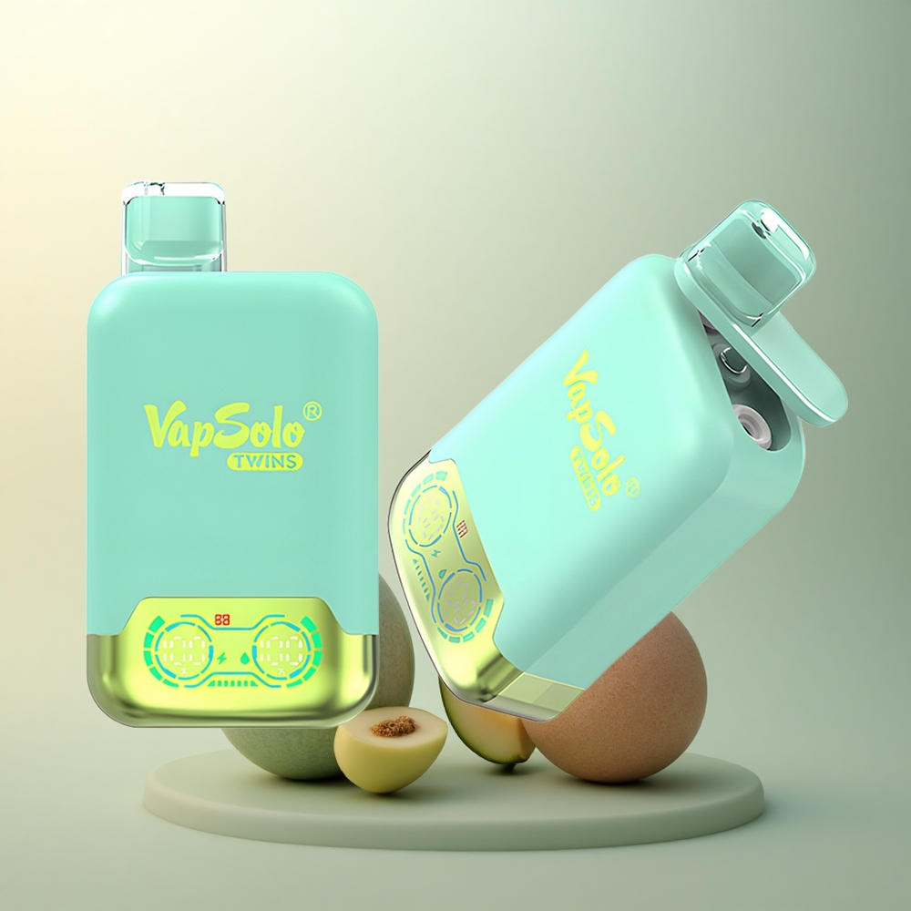 Vapsolo Twins 20000 Puffs Double Melon Pineapple Coconut 40ml Nicotine 20mg